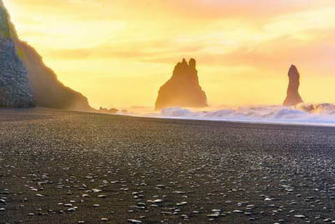 Reynisfjara in the south of Iceland